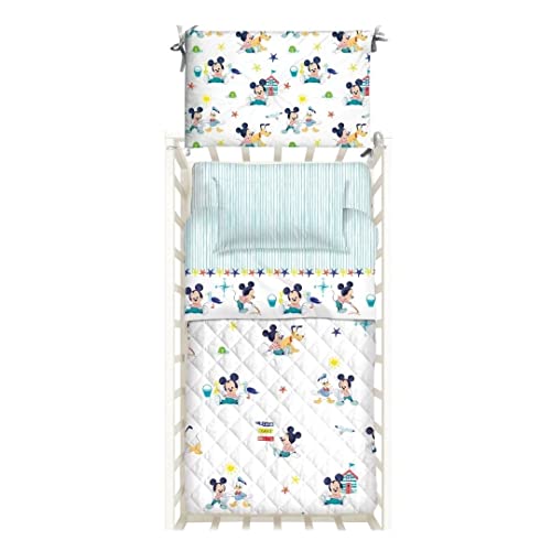 Caleffi Trapuntino Copriletto trapuntato lettino Mickey Baby