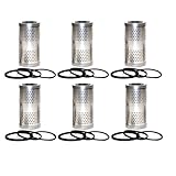Wix Engine Oil Filter Set Cartridge Lube Metal Canister 6 Pieces For Aston Martin DB4 3.7 L6