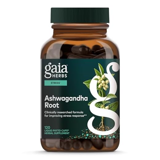 Gaia Herbs Ashwagandha Root - Made with Organic Ashwagandha Root to Help Support a Healthy Response to Stress, The Immune System, and Restful Sleep - 120 Vegan Liquid Phyto-Capsules (60-Day Supply)