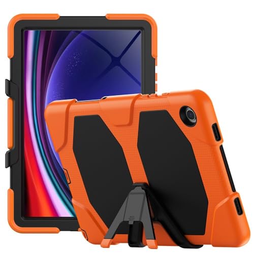 Coque Samsung Galaxy Tab A11 Plus antichoc silicone rigide orange SM-X236