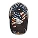 USA Patriotic Eagle with American Flag Baseball Cap Adjustable Golf Dad Hat Fashion Cotton Sport Hats for Men Women Visor Cap Black