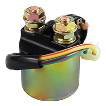 LOCOPOW Starter Solenoid Relay for Honda Rancher 350 420 TRX350 TRX420 ATV 4x4, Foreman 400 450 500, Rubicon 500, FourTrax 200, Pioneer 700, Rincon 650 680, Sportrax 450 90