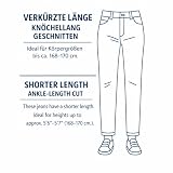 Nina Carter Damskie dżinsy Boyfriend High Waist MOM Jeans Parachute Style Used-Look, efekt sprania, Ciemnoniebieski (Q1892-1), S