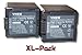 Produktbild vhbw 2X Li-Ion Akku Set 2000mAh (7.2V) kompatibel mit Kamera Panasonic HDC-DX1, HDC-SD9, SD20, SD100, SD200, SD300, SD600, SD707 Ersatz für VW-VBG130.
