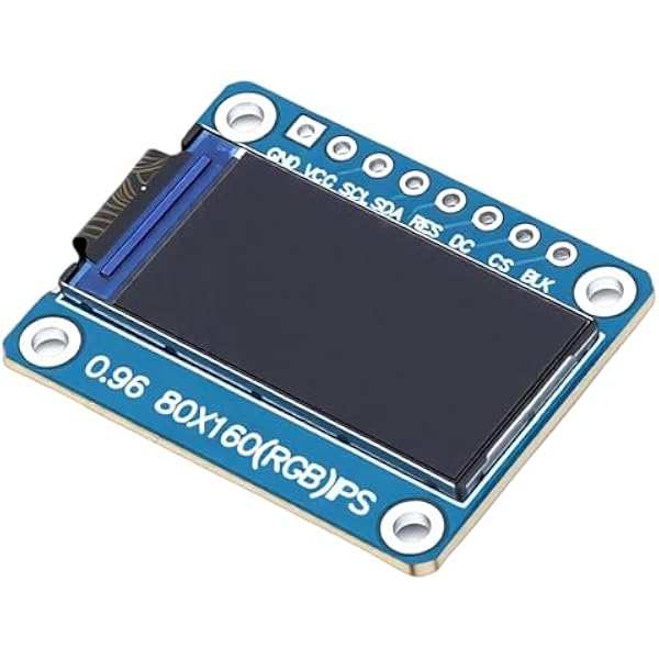 Moduł Wyświetlacza LCD 0,96 Cala Cienkowarstwowy Tranzystor SPI, rozdzielczość 80x160, Kolorowy Ekran dla