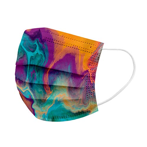 Resplend adulto Tessuto Viso Cotone Stampa tie-dye...