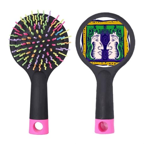 Brosse à cheveux démêlante anti-casse à coussin d'air pour nœuds