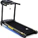 CENTURFIT Caminadora Electrica 2.8 HP Bluetooth App Bocinas 14 km/h Plegable 3 Niveles Inclinación Monitor Pulso Banda 106x39 cm Fitness Cardio Entrenamiento Casa USB Tipo C Negra