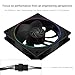 Thermalright TL-S12R CPU Fan, 120mm Black Computer Cooler, Fine Aperture ARGB Halo PC Cooling,12CM Reverse Blade Fan, 1500RPM Speed PC Cooling