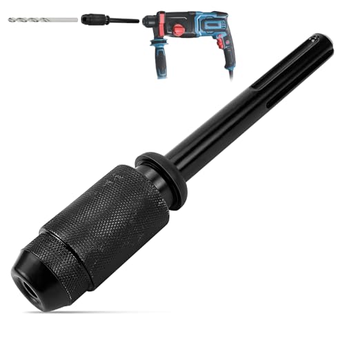 VZXZXE Adaptateur SDS Max à SDS Plus Convertisseur avec Mandrin Raccord Embout Prise pour Marteau, Outil Rapide de Conversion de Mandrin Adaptateur de Foret