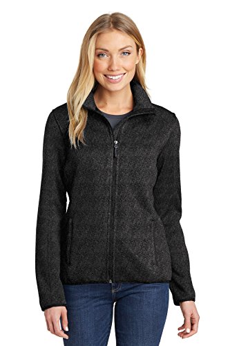 Port Authority Ladies Sweater Fleece Jacket. L232