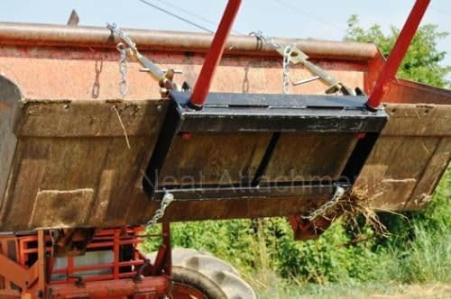 Miniatura 8 de Accesorio de lanza de bala de heno con pala de pacas de 49 pulgadas y picos estabilizadores, clasificados 3000 libras