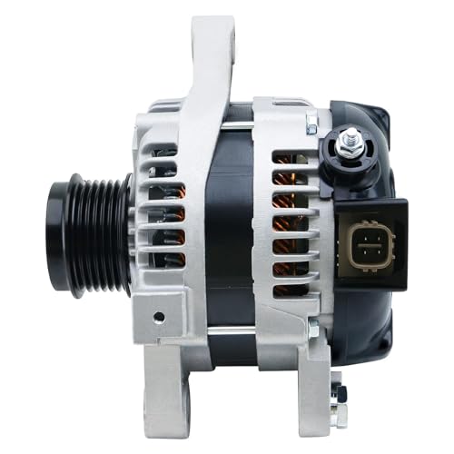 Image of BDELI Alternator New Fit for 1.8L L4 2009-2011 Toyota Corolla Matrix, 2009-2010 Pontiac Vibe, Base CE LE S, 6-Groove Clutch Pulley, 100 Amp 12V: 11385N, 12897, 270600T040, AL3370X, High Output