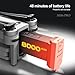Cyaxzolp Upgraded Professional Drones with 8K Photo Resolution 4K Video Recording Camera Drones for Adults， Axis Gimbal Electronic Image Stabilization, Outdoor 360° Obstacle Avoidance.Built-in Airdrop Function.7 inch Touch Screen Controller.Up to 5 Miles Range,3 batteries included, with a total flight time of over 2 hours,GPS One-Click Return (GREY Grey version)