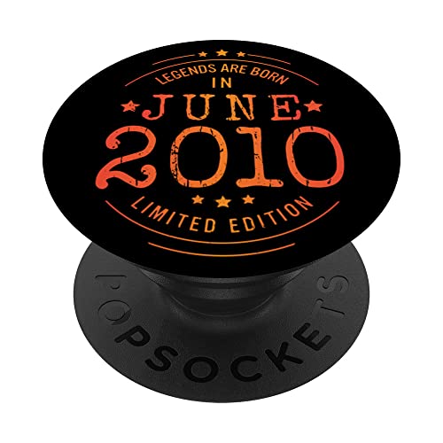 Cumpleaños Junio 2010 Edición Limitada Regalo Legend June PopSockets PopGrip Intercambiable