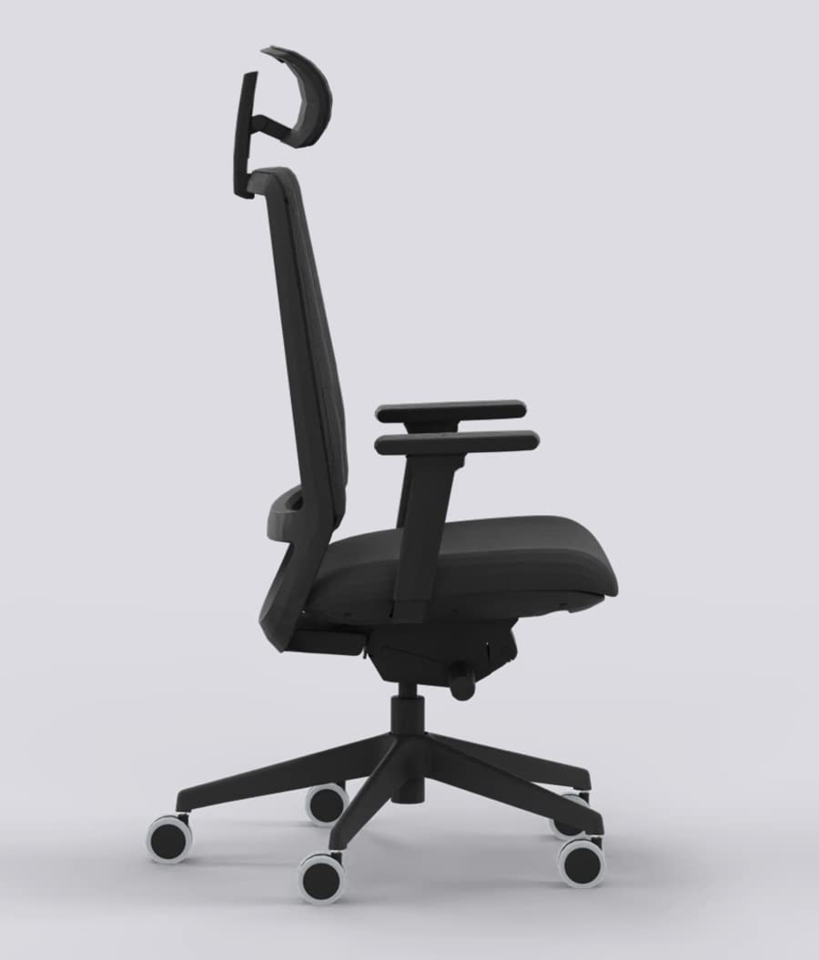 Silla de Oficina ergonómica Negra Top Gama Profesional Sense Silla o sillón de Escritorio