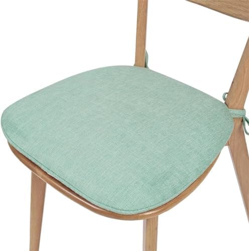 Cojines para Silla con Forma de Herradura, de Espuma viscoelástica, Antideslizantes, con Amarre y extraíbles, para Cocina y Comedor, n.° 2, 43 x 41 cm, 4 Unidad