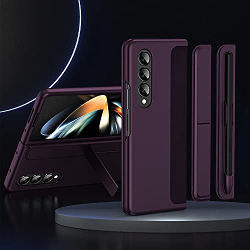 Stylet pour Samsung Galaxy Z Fold 4 5G étui antichoc fente stylo et support caché pliable
