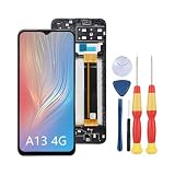 SiuVorZhi Display LCD compatibile con Samsung Galaxy A13 4G SM-A137 A137F Display LCD Touch Screen Assembly Riparazione Parti di ricambio con strumenti.