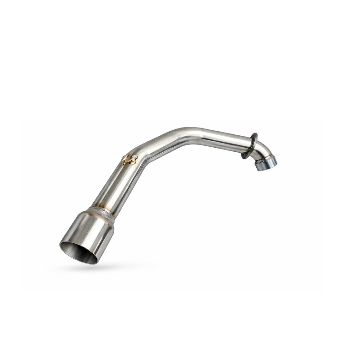 Scooty Stainless Steel Exhaust Bend Pipe Muffler Middle Pipe Suitable for NTORQ 125-image-16