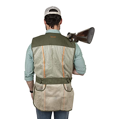Allen Company Unisex Adult Apparel Allen Company Ace Range Shooting Vest With Moveable Shoulder Pad Medium Large Olive Tan 22, Olive/Tan, Medium-Large Us #TOP1
