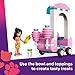 LEGO Friends Cotton Candy Stand and Scooter - Building Toy Pretend Play Set for Kids, Girls and Boys, Ages 6+ - with 2 Minidolls, Wheelable Food Cart and Accessories - Gift Idea for Birthday - 42643