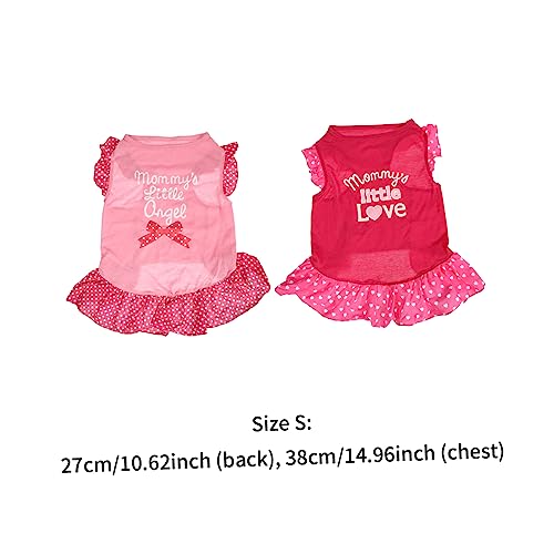 BCOATH 2 Unidades Roupas Para Animais De Estimação Saia Tutu De Renda Gato Roupas De Cachorro Engraç