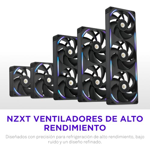 Ventilador para PC NZXT F120X de flujo máximo contra sobrecalentamiento 2