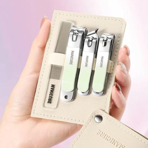 WEZOSHINET 4-Piece Nail Cutter Kit Set – Stainless Steel Nail Cli...