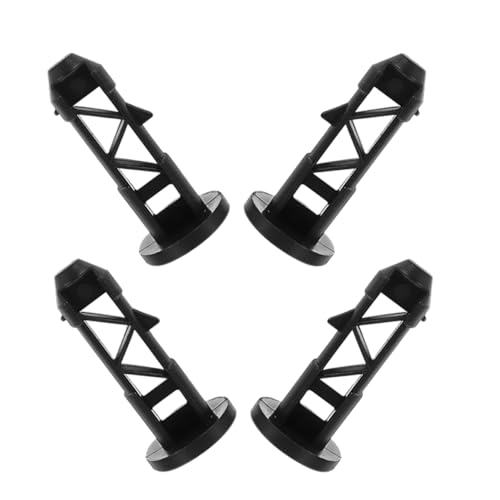 Anneome 4pcs Outdoor Trash Can Lid Locks Wheel Bin Lid Clips Garbage Can Insert Latches Sturdy Plastic Easy Install