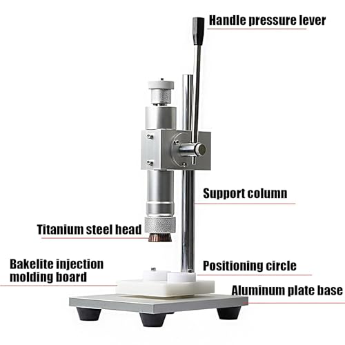 Machine à sertir de parfum 18mm avec aide au positionnement précise