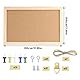 Pinnwand Korkwand Pinnwand, 30x20 cm Pinwand Korktafel, Kleine Korkplatte Pinwand Korktafel Pinwand mit Holzrahmen, Cork Boards für Küche, Büro, Schule