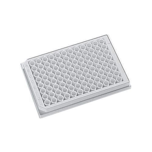 J.G. Finneran 205503 96-Well Opaque Solid Polystyrene Assay Plate, Black, 350 µL Capacity (Pack of 50)