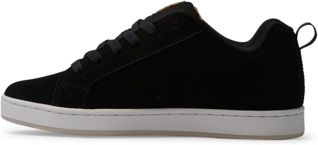 DC Shoes Court Graffik Donna - Sneakers da Skate Tessuto Nero e Rosa - 37 EU
