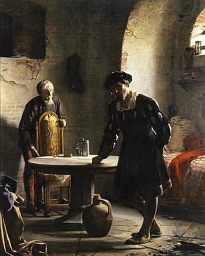 Peintures sur toile célèbres Le roi danois Christian II Bloch tableau huile fait main académie