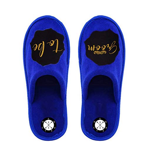 Image of Groom To Be Soft Home Slippers for Gifting and Photoshoot for winter and summer