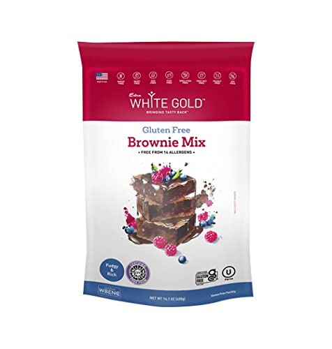 Extra White Gold Brownie Mix And All Purpose Flour Blend - [Gluten Free] [Nut Free] [Free Of The Top 14 Major Allergens] #TOP1