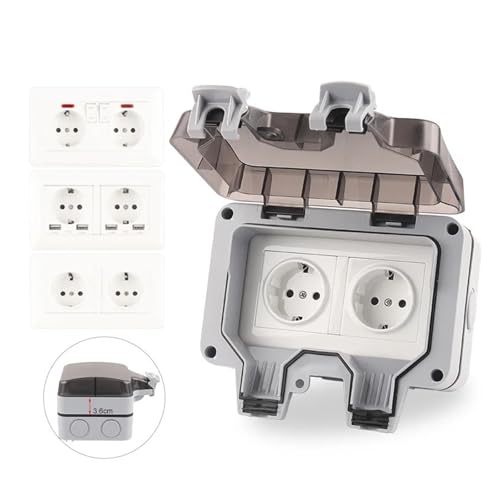 Prise murale étanche IP66 : stop aux courts-circuits avec l'interrupteur USB - 3