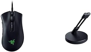 Razer Bundle consisting of DeathAdder V2 Mini (Ergonomic Gaming Mouse With Non-Slip Grip tape) and Mouse Bungee V3 (Mouse Cable System Without Resistance)