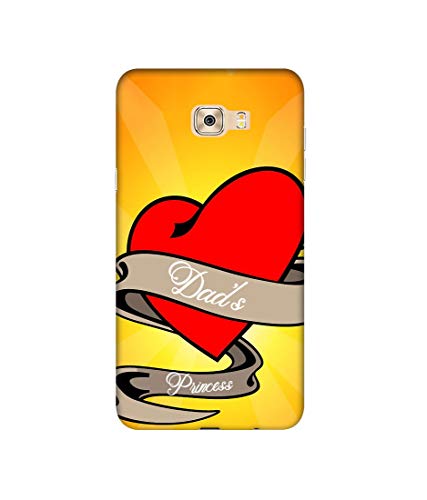 Image of Amazon Brand - Solimo Designer Dad's Princess 3D Printed Hard Back Case Mobile Cover for Samsung Galaxy C7 Pro