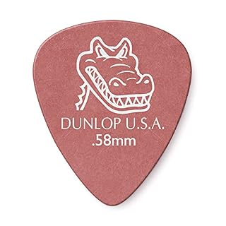 Dunlop 417P.58 Gator Grip Standard Flat Picks – 12 pack - Les Beatles, Paul McCartney, John Lennon, RIngo Starr, George Harrison