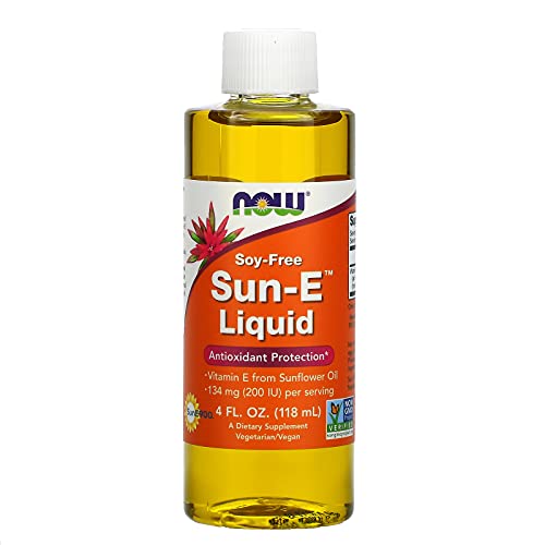 NOW Supplements, Sun-E™ Liquid (derived from Non-GMO Sunflower Seed Oil), 4-Ounce NOW Supplements, Sun-E™ Liquid (derived from Non-GMO Sunflower Seed Oil), 4-Ounce
