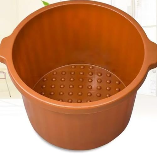 Bañera Plástica para Pies Spa en Casa Marrón miniatura 3