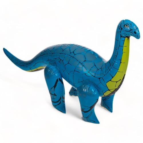 MIJOMA Aufblasbare Dinosaurier, Sammlermodelle f&uuml;r Dino-Liebhaber, Kinderfreundlich, Bunte Welt voller Dinos, 60cm. (Brachiosaurier)