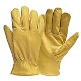 Firm Grip Pro Full Grain Deerskin Gloves in Large