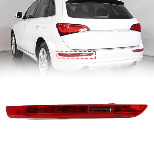 Dasbecan Left Driver Side Rear Bumper Brake Tail Light Fog Lamp Compatible with 2009-2016 Audi Q5 Replaces# 8R0945095B