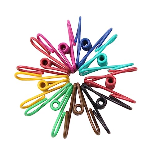 Ciieeo 10 Piezas Pinzas para la Ropa Estante para Secadora de Ropa Colgador de Calcetines para tendedero línea de Lavado rotativa tendedero de Ropa Clips de Tela alfileres de Ropa