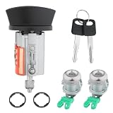 Door Lock Cylinders & Ignition Switch with Keys | Replacement for 1997-2007 Ford F250/350, Excursion & More, Lincoln Blackwood, Navigator | Replace#: LC6177 + DL5885 X2 + 597638(No chip)