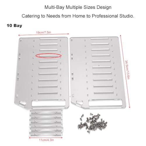 Rack para Disco Duro Acrílico 10 Bahías miniatura 3