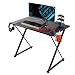 Produktbild EUREKA ERGONOMIC Gaming Tisch X39 Gaming Schreibtisch Klein Gaming Computertisch PC Schreibtisch mit Getränkehalter und Kopfhörerhalter 100 * 60 cm Schwarz